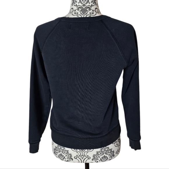 Everlane French Terry crew neck sweatshirt navy blue size XS - Picture 2 of 12